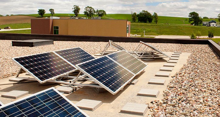 Solar Panels on Village Pointe Building