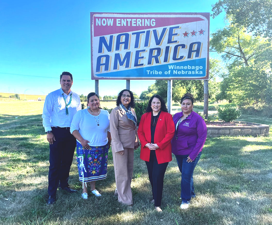 SBA Administrator Isabel Guzman | Office of Native American Affairs Assistant Administrator Jackson S. Brossy | Winnebago Tribe of Nebraska | Ho-Chunk, Inc.