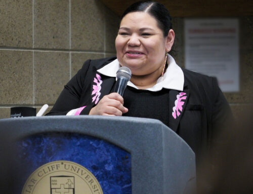 GALLERY: Terry Lee Medina of Ho-Chunk, Inc. Speaks In Honor Of Native American Heritage Month